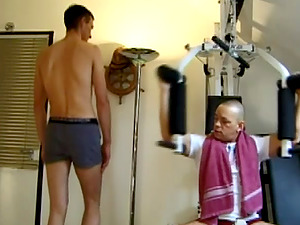 Two sexy homosexual guys work out and fuck their brains out